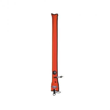 Diver's Alert Marker, 3.3' (1 m) long, closed circuit, orange