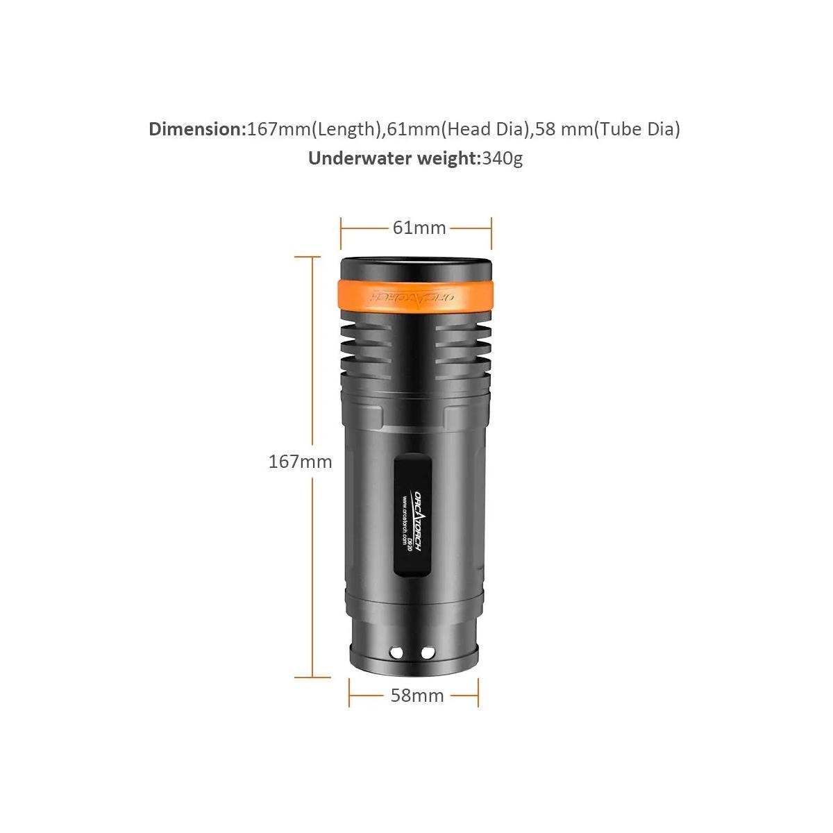 Lampada orcatorch d920 5000 lm