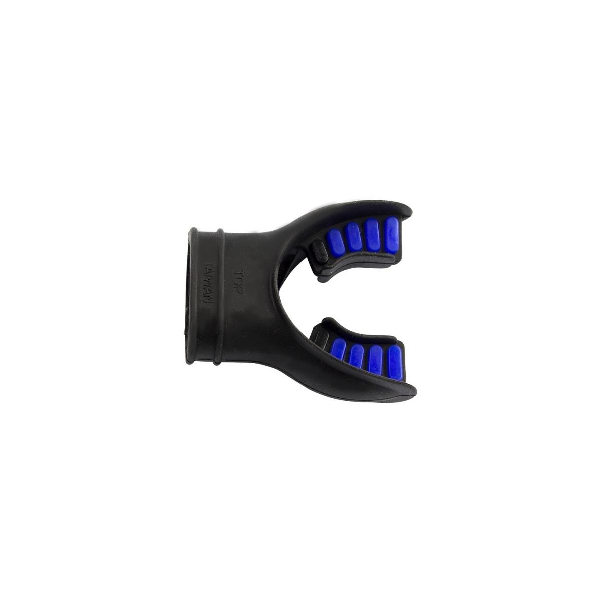 Mouthpiece silicone black/blu