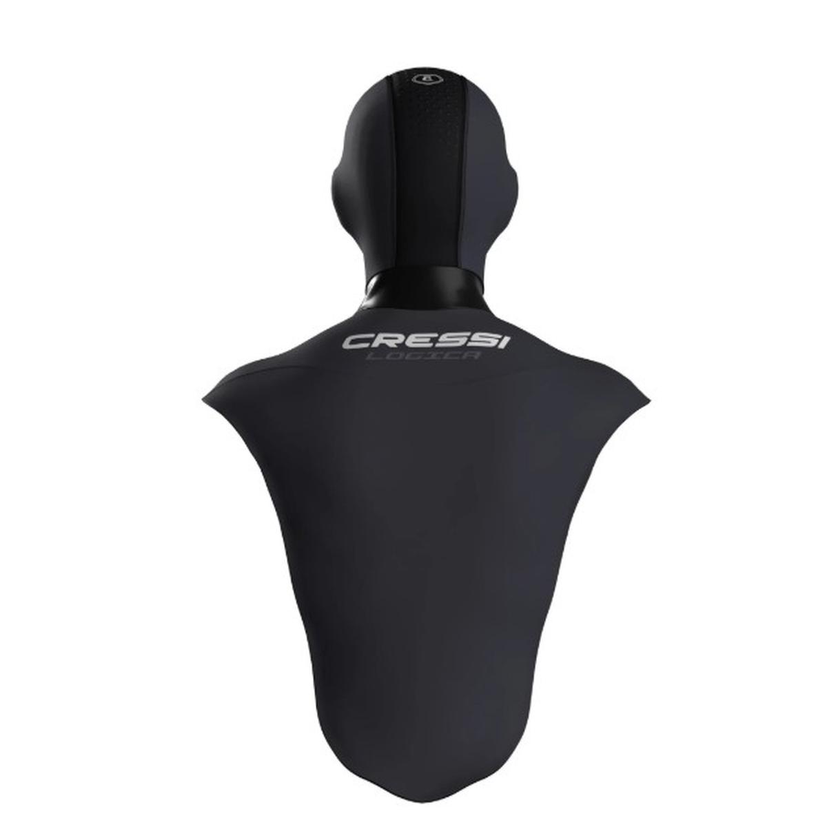 Muta logica monopezzo c/capp uomo nero/grigio 8mm