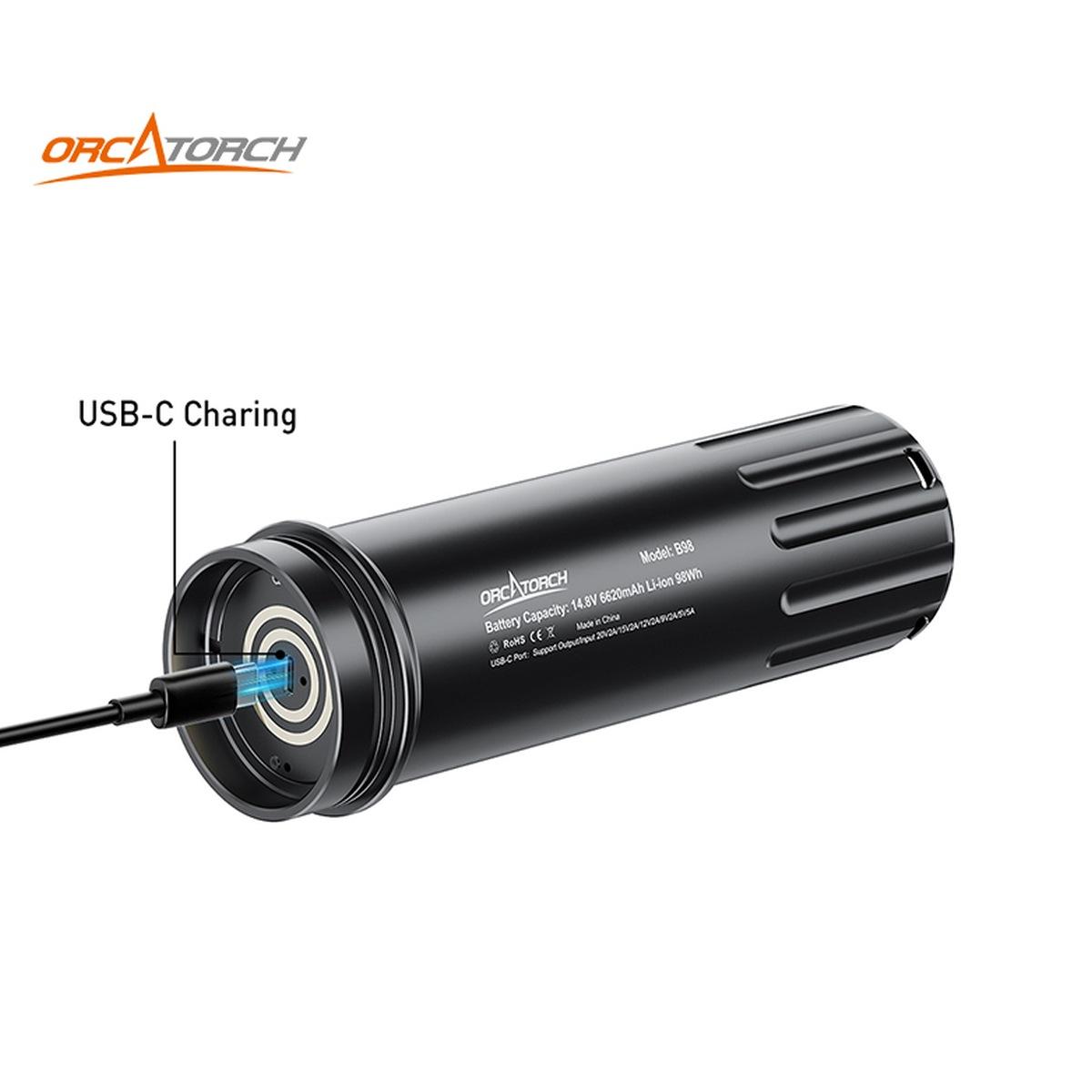 Lampada orcatorch flexdive canister